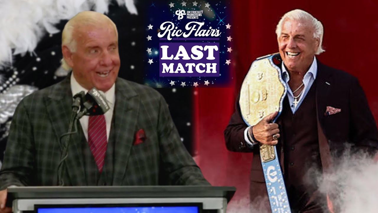 I have no words. Ric Flair in a Blues jersey commenting on last