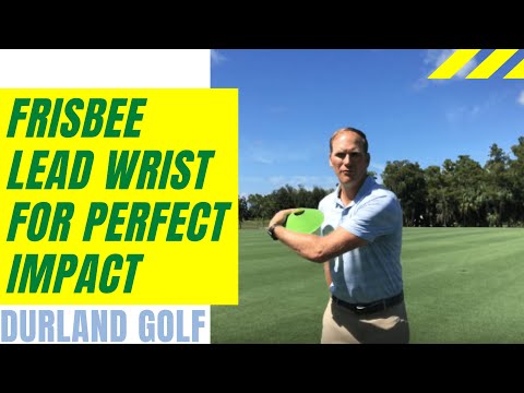 GOLF TIP | Frisbee Lead Wrist For Perfect Impact