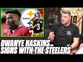 Pat McAfee Reacts To Dwayne Haskins Signing With The Steelers
