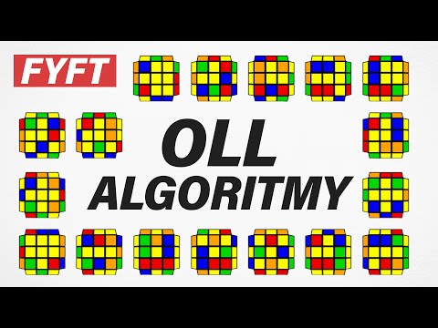 FULL OLL  – komplet 57+1 algoritmů na orientaci poslední vrstvy [FYFT.cz]