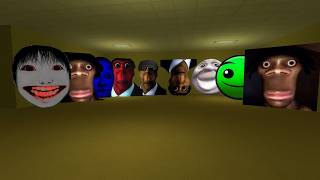 YOSHIE, HOLE, SLENE,BANANA & UNLIMITED #nextbots_#gmodluaghhub GM_BACKROOMS