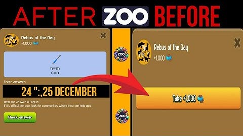 Rebus of The Day Zoo 24-25 December  ! Zoo Rebus of The Day 24 December! Rebus of the Day code Zoo :