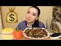 СКОЛЬКО ЗАРАБАТЫВАЮ С 1 ВИДЕО ? / MUKBANG /   МИМОЗА И МЯСО / Ayka Emilly