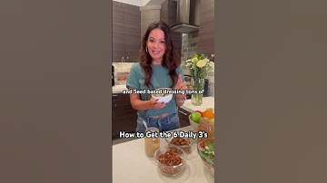 Tips for getting the 6 daily 3’s ☑️ #6daily3s #nutrition #dietitian #healthspan