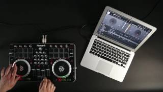 Numark Mixtrack Quad DJ Controller with djay Pro by Algoriddim - Scratch Session