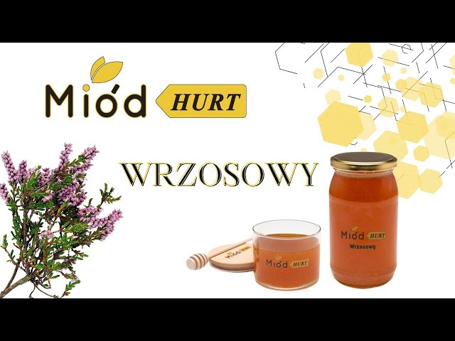 Miód Wrzosowy - (słoik szklany 1,2 kg) - Karton 12 sztuk