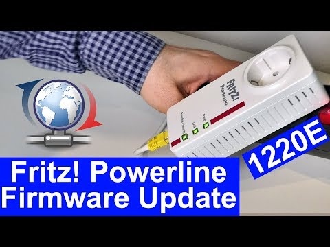 Fritz!Powerline 1220E Adapter auf neue Fritz!OS Firmware aktualisieren