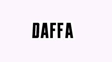 DAFFA | PAID | 2D INTRO [AE]