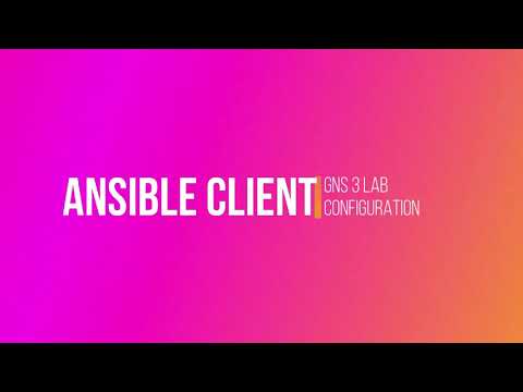 Ansible Client Configuration | GNS3 Lab