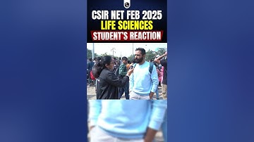 CSIR NET 2025 | CSIR NET Exam Center Student Review | CSIR NET Life Sciences Students Review