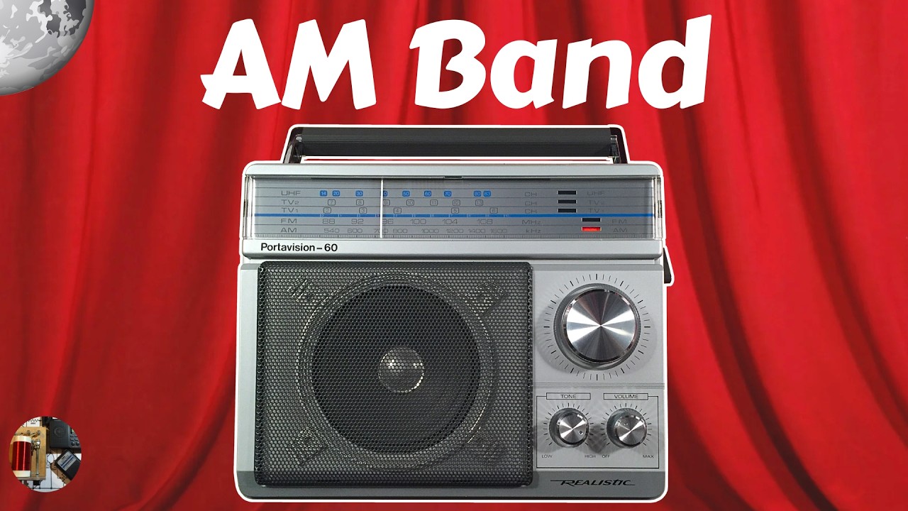 Todd's Realistic Portavision-60 AM FM TV Classic Radio Evening AM