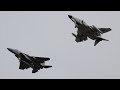 Formation low approach!! F-4EJ & F-15DJ 岐阜基地 The last days of JASDF Phantoms Gifu A.B. 2021/2/12