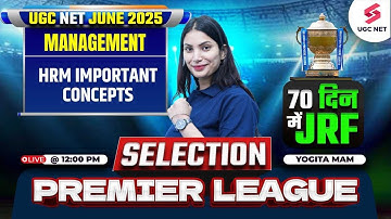 UGC NET Management | HRM-Important Concepts UGC NET | UGC NET June 2025 Management By Yogita