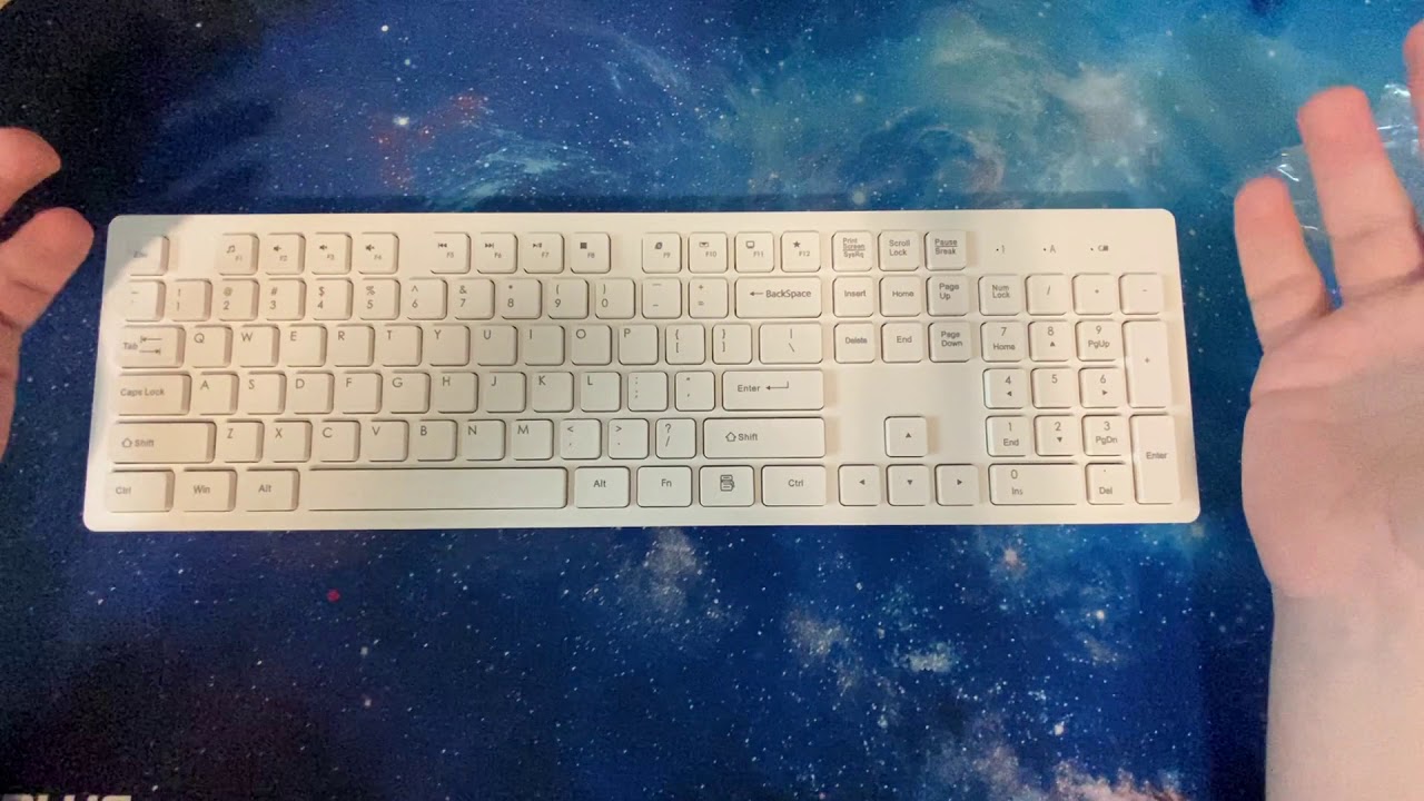 GOD KEYBOARD! WisFox Full-Size Wireless Mouse and Keyboard Combo Review