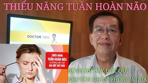 Rối loạn tuần hoàn não tiếng anh là gì năm 2024