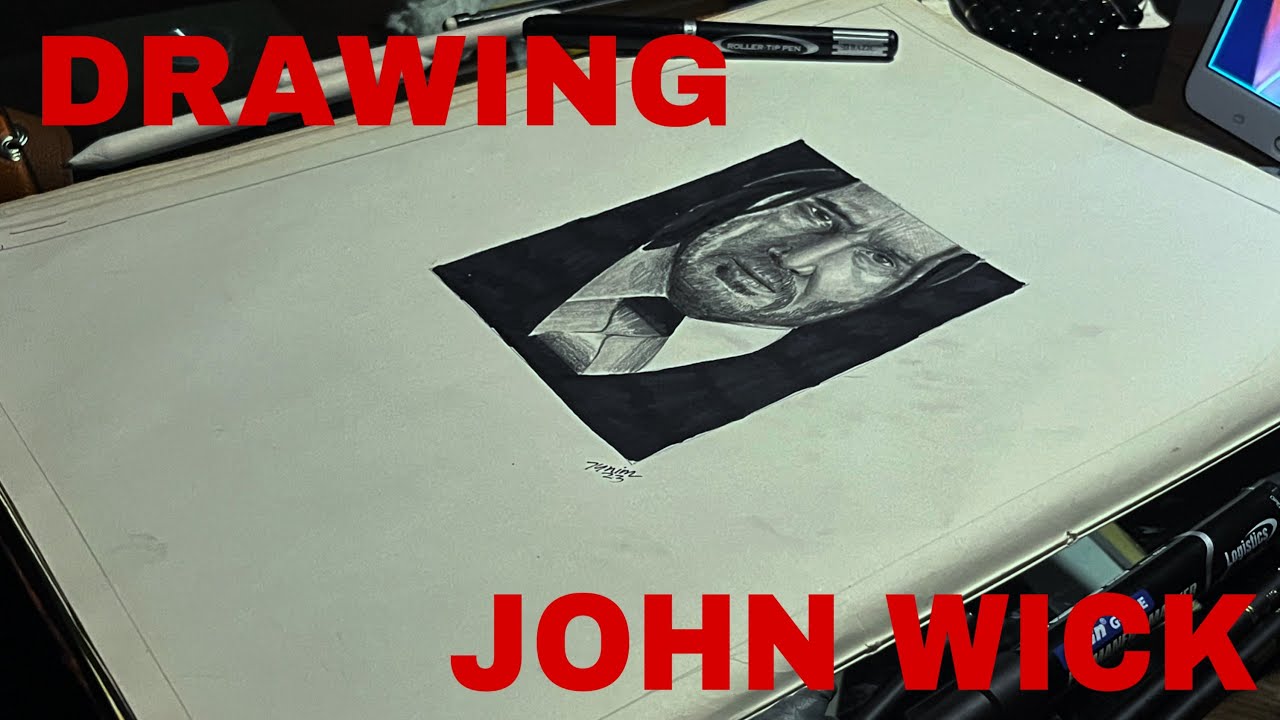 Drawing John Wick | 74NIM