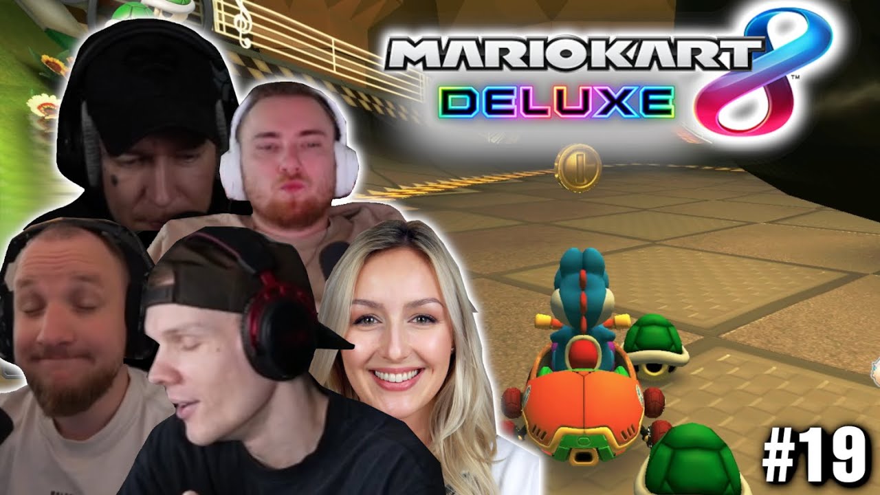 🤪😂ES IST WIEDER MAL ZUM .... - MARIO KART mit MONTE, DANNY, SASCHA & ALICIA JOE #19 | ELoTRiX