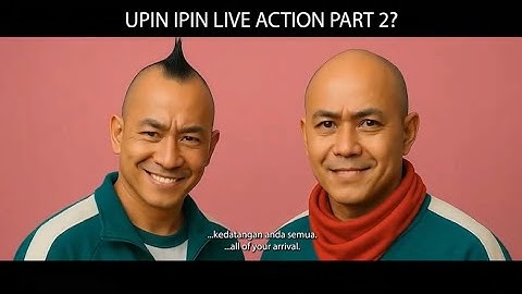 UPIN IPIN LIVE ACTION X SQUID GAME PART 2.  Hahaha #SquidGame #UpinIpin