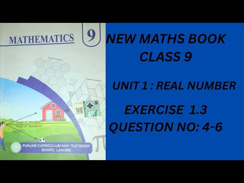 Class 9 Math | Unit 1 Real Numbers | Exercise 1.3| Q4 to Q6 | New Math ...