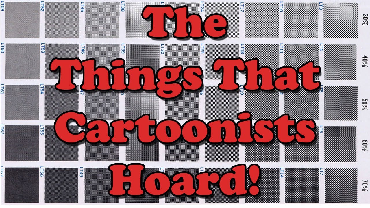 What Do Kayfabe Cartoonists Hoard? Zipatone, Letraset, and the Occasional Duoshade Paper.