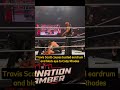 Travis Scott causes busted eardrum and black eye to Cody Rhodes #wwe #eliminationchamber #wrestling