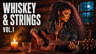 Old Country Music 🥃 1 Hour Sad Acoustic Western Playlist | WHISKEY & STRINGS Vol 1 | Ruby Renegade