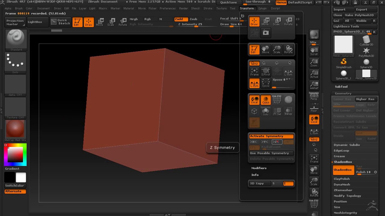 zbrush shadowbox