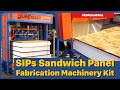 Professional SIPs Sandwich Panel Fabrication Machinery Kit