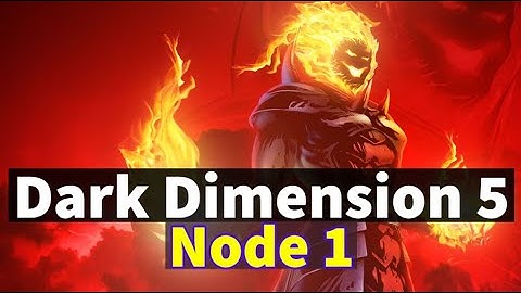 Dark Dimension 5: Node 1 - One Shot First Attempt! | DD5 Guide | Marvel Strike Force - Free to Play