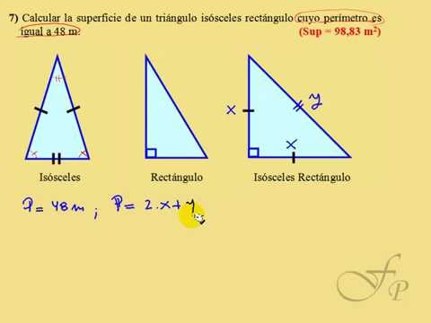 Perimetro del triangulo isosceles