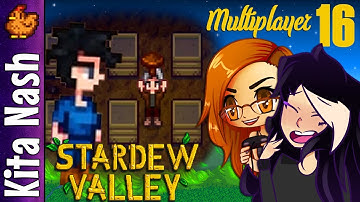Stardew Valley Multiplayer Gameplay -16- MUSHROOM CAVE! - Let