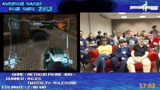 Metroid Prime - Speed Run in 1:49:40 (100%) by Miles (Awesome Games Done Quick 2013) GCN
