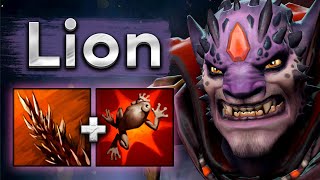 картинка: Саппорт Лион, который контрит керри и мидера! - Lion 7.39 DOTA 2