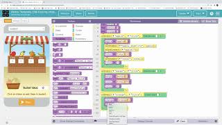: FIND MY SHOPPING BUCKET VALUE app lab  code.org #whitehatjr