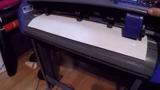 Titan 3 Vinyl Cutter How to move your vinyl with arrow keys