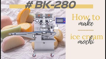 BK-280 Encrusting And Forming Machine/Ice Cream Mochi Making Machine