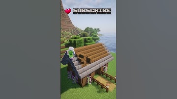 BASIC Minecraft Survival House Build! 🔥 #minecraft #shorts