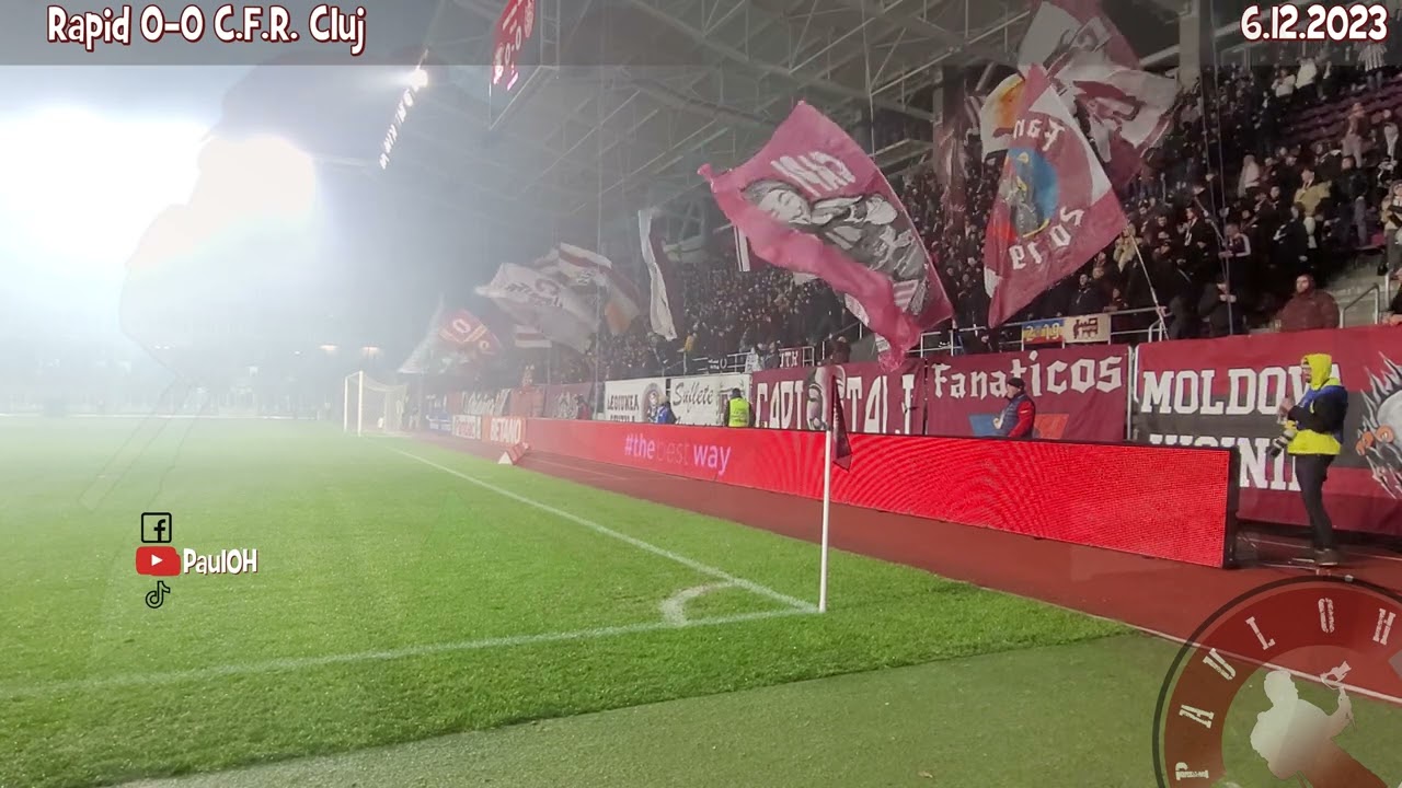 Pentru mine,Rapid este tot ce-am iubit și voi iubi pân' la moarte @ Rapid -C.F.R. Cluj(0-0)6.12.2023