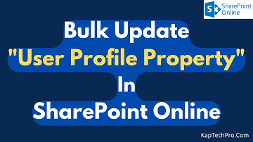 Update User Profile Property Using Powershell | SharePoint Online