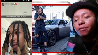 DDG Snaps🔥LoftyLiyah Reacts To DDG And Family Get Put Out Apartment