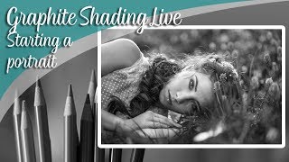 ⁣Pencil Shading - Graphite - LIVE & Art Q&A - Lachri