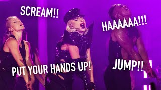 5 minutes of Lady Gaga SCREAMING at the Chromatica Ball