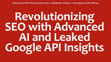 Entity Ranker SEO Software by Peter Drew - EntityRanker AI Review - Entity Ranker AI SEO Software