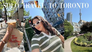 VLOG: SOLO TRIP TO TORONTO! shopping, eating, exploring in canada (alone) screenshot 2