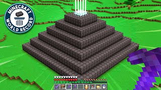 I Built the BIGGEST NETHERITE BEACON in Minecraft!