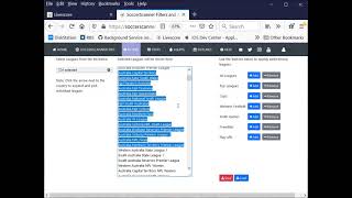 Soccerscanner league filter screenshot 5