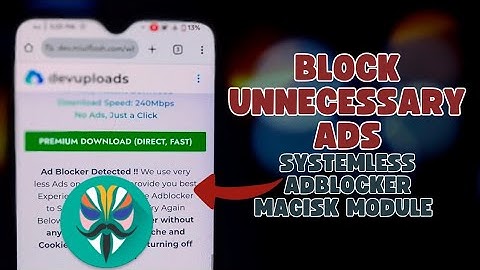 Ad-Free Android: Systemless AdBlock Magisk Module