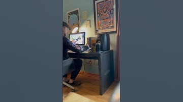 #DITL of Illustrator Corwin at Next Day Animations #AnimationStudio #BTS