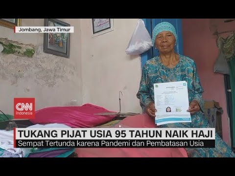 Tukang Pijat Usia 95 Tahun Naik Haji