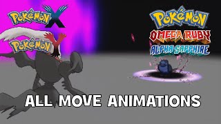 Pokemon X/Y/Omega Ruby/Alpha Sapphire - All Move Animations (Sound effects only)